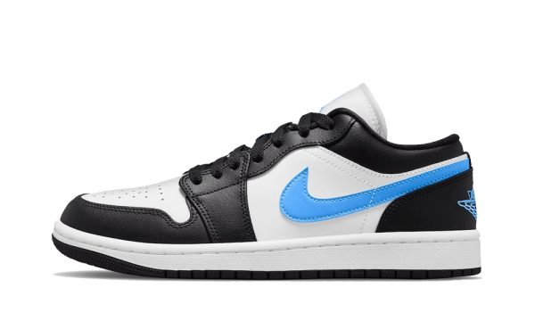 Jordan 1 Low Black University Blue White