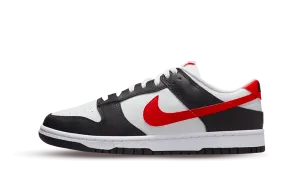 Nike Dunk Low Retro Red Swoosh Panda Black White