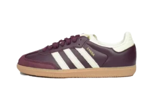 adidas Samba OG Maroon Gold Metallic sneakers originali